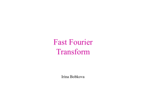 Fast Fourier Transform