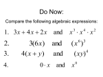 Properties of Exponents