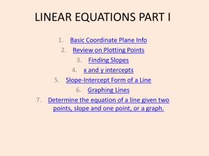 Linear Equation PowerPoint