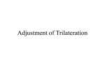 Adjustment of Trilateration