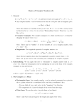 Basics of Complex Numbers (I)