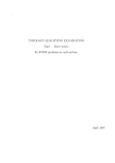 . TOPOLOGY QUALIFYING EXAMINATION Time: Three hours.