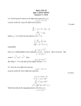 Math 2250-10 Quiz 2 SOLUTIONS January 17, 2014