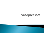 Vasopressors