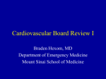 Cardiology Board Review I