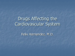 Drugs Affecting the Cardiovascular System