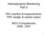 PA diastolic = 10-15