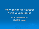 Valvular heart disease aortic valve disease