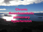 Chronic thromboembolic pulmonary hypertension