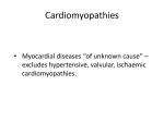 Cardiomyopathies