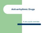 Anti-arrhythmic Drugs - Ipswich-Year2-Med-PBL-Gp-2
