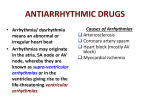 ANTIARRHYTHMIC DRUGS