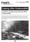 Coping after Endocarditis A leaflet for people living with the effects