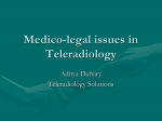 Medico-legal issues in Teleradiology