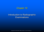 Introduction to Radiographic Examinations