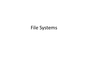 Files and Directories