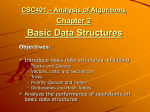 Chapter 2--Basic Data Structures