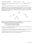 Data Structures (810:052) Lab 10 - AVL Trees Name:_________________