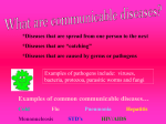 communicable diseases