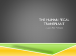 The human fecal transplant
