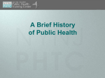 The History of Public Health - Empire State Public Health