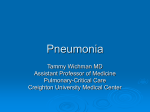 Pneumonia - Creighton University