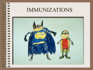 IMMUNIZATIONS - University of Missouri