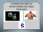 COMMUNICABLE & NONCOMMUNICABLE DISEASES
