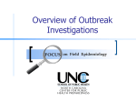 Overview of Outbreak Investigations