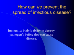 How can we prevent the spread of infectious disease?