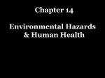 Environmental Hazards & Human Health