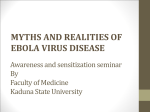 MYTHS AND REALITIES OF EBOLA VIRUS DISEASE