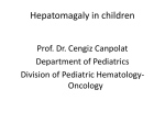 Hepatomagaly in children - Prof. Dr. Cengiz Canpolat