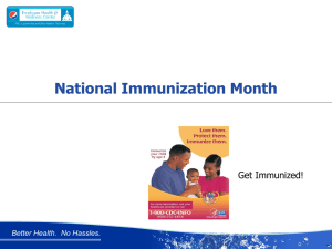 August is National Immunization Awareness Month