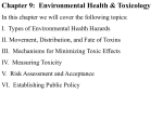 Chapter 9: Environmental Health & Toxicology