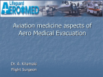 Aviation medicine aspects of Aero medical Evacuation