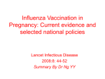 Influenza Vaccination in Pregnancy: Current evidence and