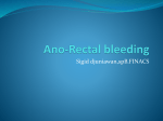 Rectal bleeding - FK UWKS 2012 C