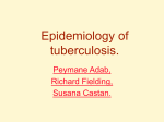 Epidemiology of tuberculosis