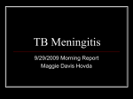 TB Meningitis - UNC School of Medicine