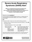 SARS Poster (PowerPoint File) - Minnesota Department of Health