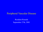Peripheral Vascular Disease - Calgary Emergency Medicine