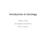 Introduction to Serology