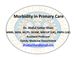 Morbidity in Primary Care