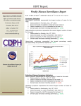 HINT Report Weekly Disease Surveillance Report