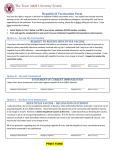 The Texas A&amp;M University System Hepatitis B Vaccination Form