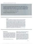 The use of su.crose-acetone-extracted Rift Valley fever vi rus