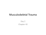 Musculoskeletal Trauma