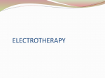 ELECTROTHERAPY