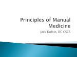 Principles of Manual Medicine